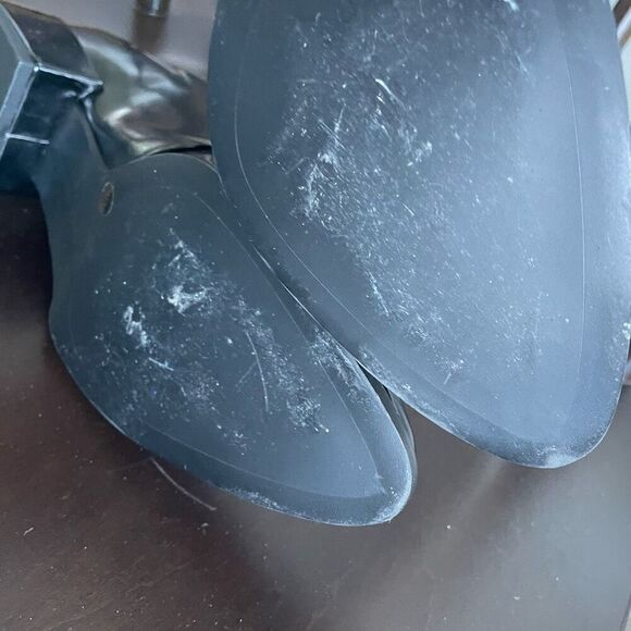 Saks Fifth Avenue Vienna Monk Strap Buckle Loafers Laser Cut Black 8 - Picture 8 of 9